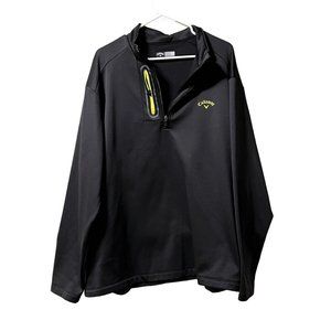 CALLAWAY THERMAL POLY‎  1/4 ZIP GOLF PULLOVER--2XL- Great Condition